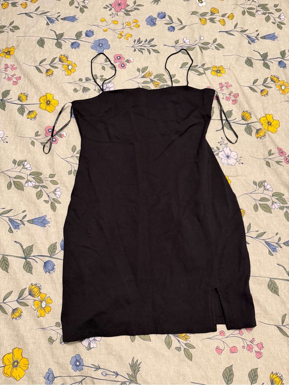 Forever 21 Black Spaghetti Strap Mini Dress